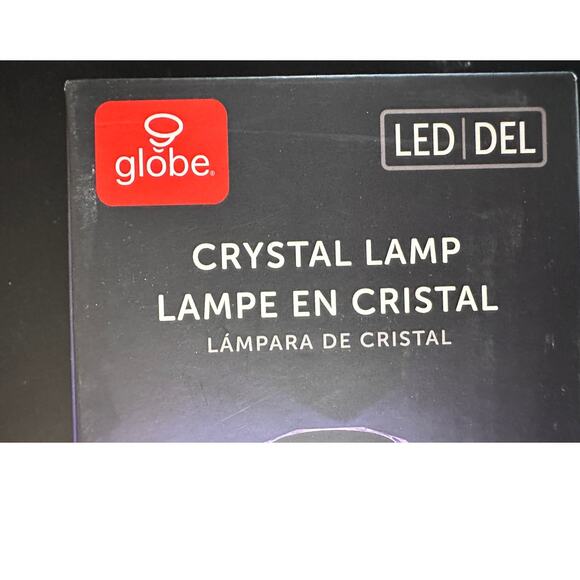GLOBE LED Integrated Rechargeable Crystal Portable Touch Lamp with Remote New - Picture 7 of 16